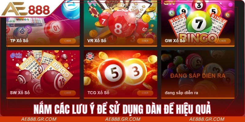 Nắm các lưu ý để sử dụng dàn đề hiệu quả hơn