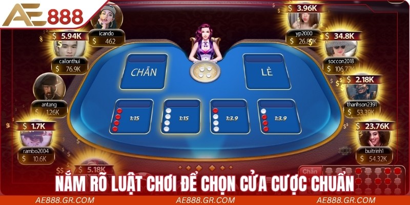 Nắm rõ luật chơi để chọn cửa cược chuẩn xác