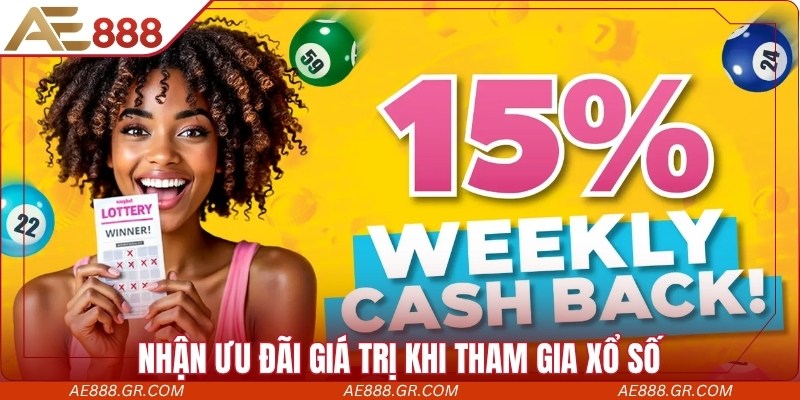Nhận ưu đãi giá trị khi tham gia xổ số mỗi ngày tại AE888